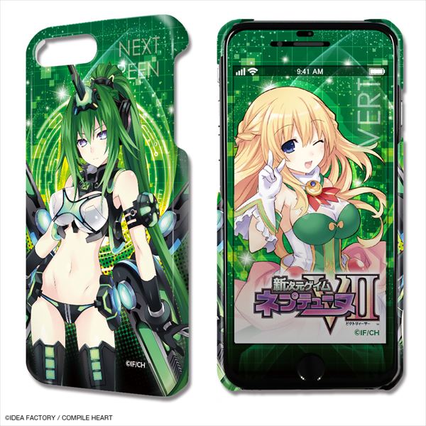 『新次元ゲイム ネプテューヌVII』デザジャケット iPhone 8 Plus/7 Plus/6 Plus/6s Plusケース&保護シート デザイン04(ベール)